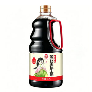lotus gold label light soy sauce (1.9l)